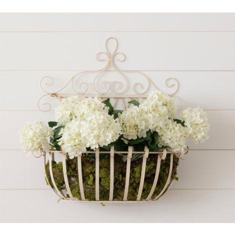 Metal Wall Hanging Flower Basket