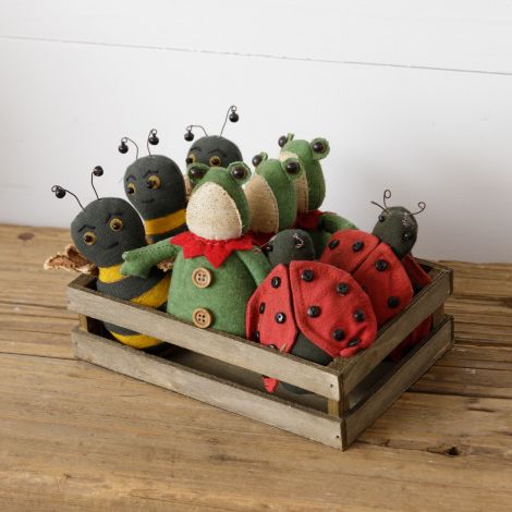 Crate 0F 9 - Bumblebee, Ladybug, Frog