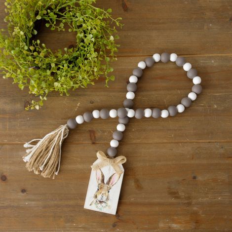 Farmhouse Beads - Bunny With Cotton
