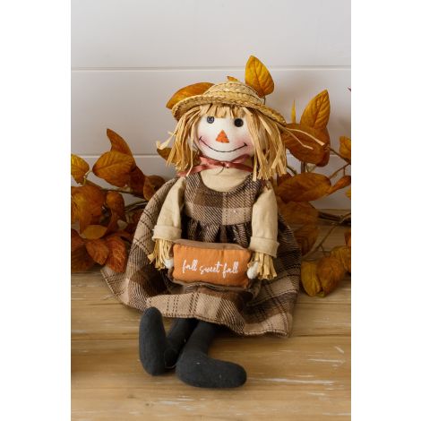 Sitting Scarecrow Girl
