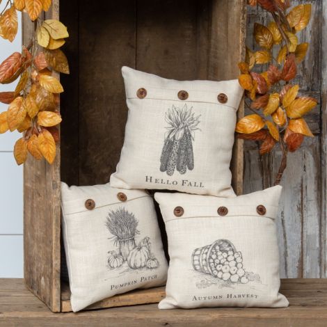 Mini Pillows - Pumpkin Patch, Hello Fall, Autumn Harvest