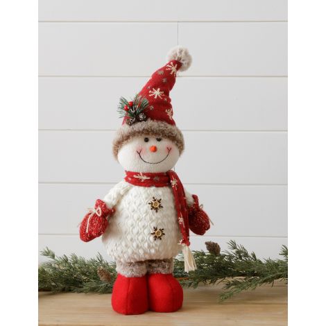 Cozy Friends Snowman Standing With Pointy Hat