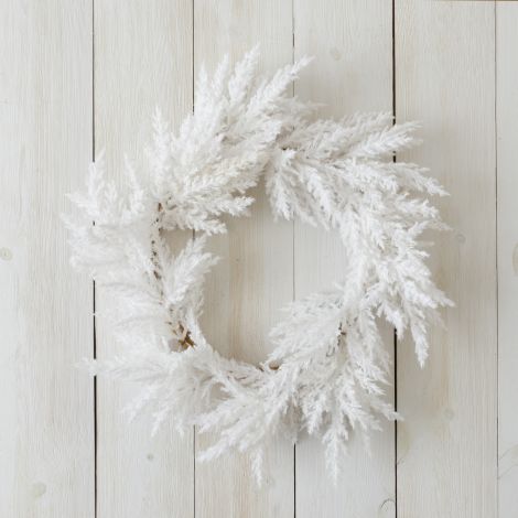 Wreath - White Pampas