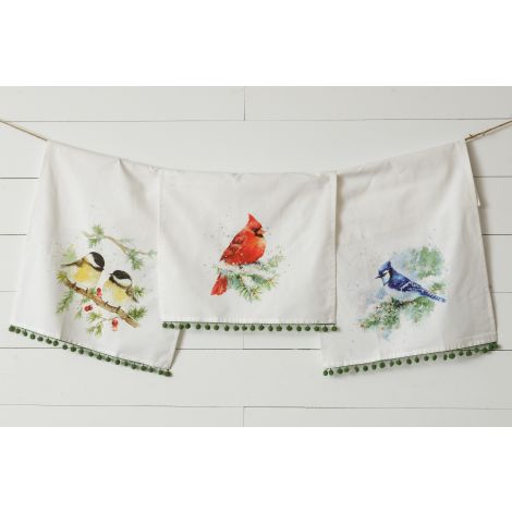 Tea Towels - Winter Birds