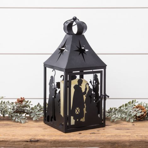 Nativity Silhouette Lantern