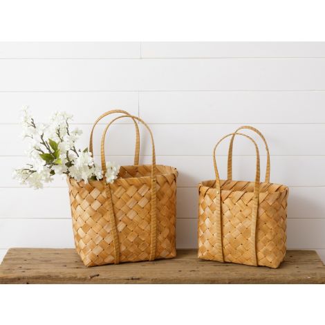 Chipwood Totes with Handles
