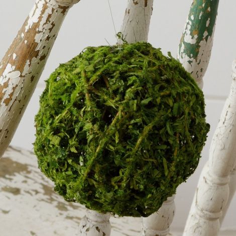 Moss Ball With Hang String 