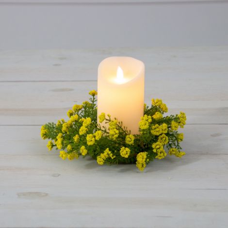 Candle Ring - Yellow Phlox