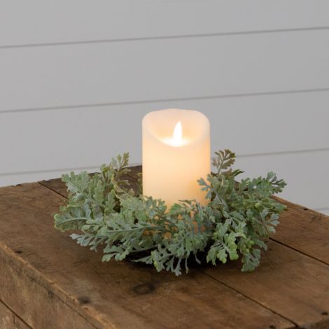 Candle Ring - Dusty Miller