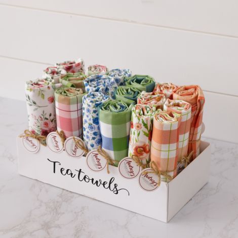 Tea Towels - Asstd Floral Set