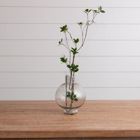 Artisan-Craft Speckled Bubble Glass Vase