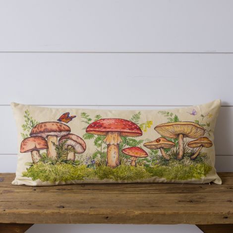 Lumbar Pillow - Mushroom Forest