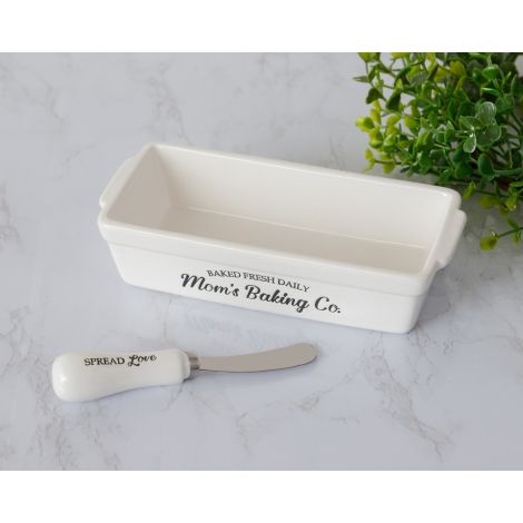 Butter Dish With Knife - Mom's Baking Co.