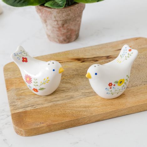 Scattered Petals Salt And Pepper Shakers