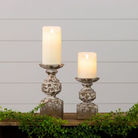 Chippy Candle Holders
