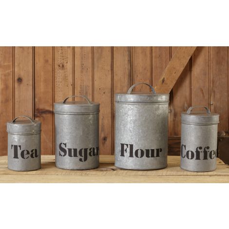 Canisters - Flour, Sugar, Coffee, Tea