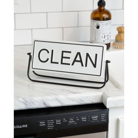 Clean/Dirty Flip Sign