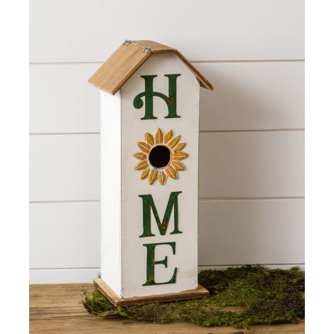 Birdhouse - Home with Flower