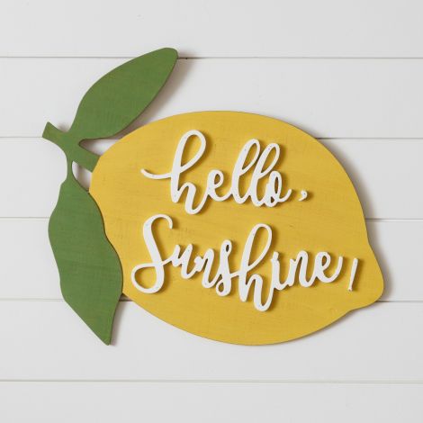 Sign - Lemon, Hello Sunshine